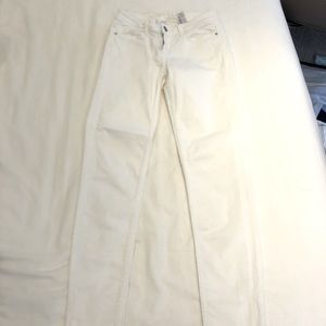 White soft skinny jeans